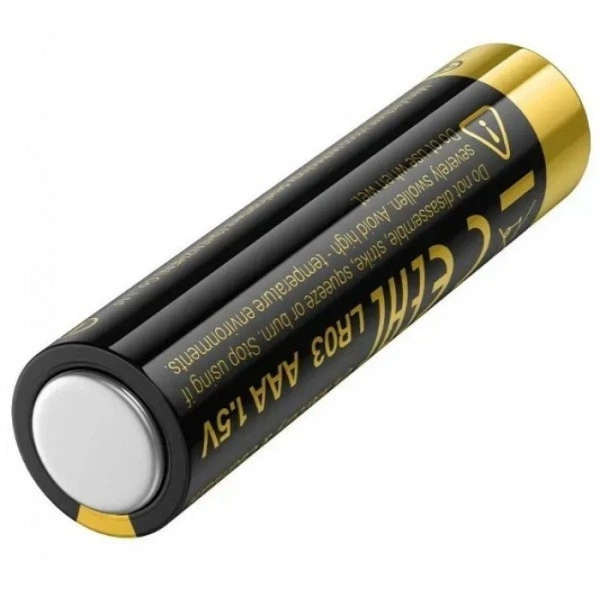 Набор мизинчиковых алкалиновых батареек HOCO JA2 High Energy Alkaline Battery AAA LR03 1.5V 10 шт Черная - изображение 3