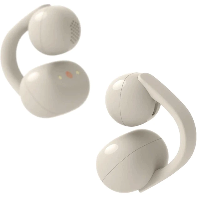 Наушники беспроводные Sony LinkBuds Clip Beige (WF-LC900/C) - Фото 2 Наушники беспроводные Sony LinkBuds Clip Beige (WF-LC900/C) - изображение 2