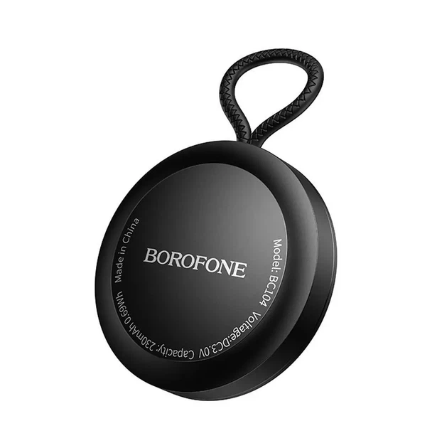 Пошуковий GPS трекер брелок BOROFONE BC104 Intelligent розумна мітка анти-втрата з підтримкою Apple Find My для ключів та сумок Чорний - зображення 3