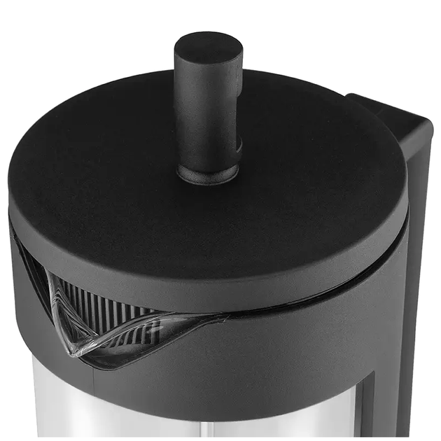 Френч-пресс 0.6л стекло для кофе и чая черный Aurora MC-1265 - изображение 7