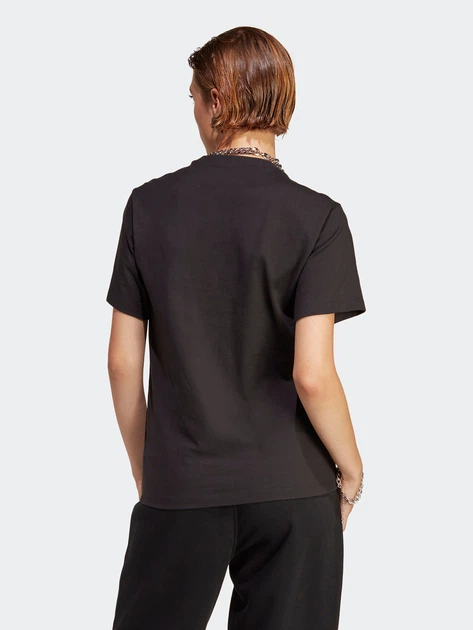 Футболка хлопковая длинная женская Adidas Originals Adicolor Essentials Regular T-Shirt IC1826 M Black (4066752813950) - изображение 6