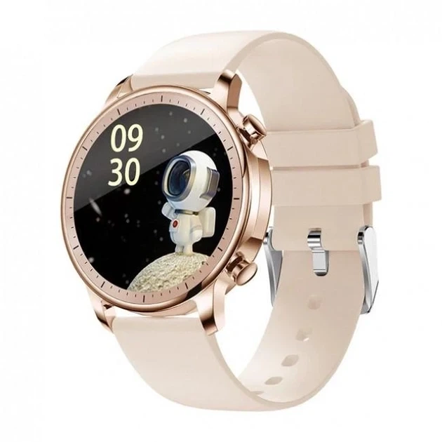 Смарт часы Colmi V23 PRO Gold с тонометром, термометром и пульсометром, женские умные часы IP67 золотые - изображение 2