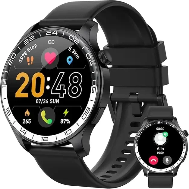 Смарт-годинник Fempoin T10 Pro Black AMOLED 1.57", Bluetooth дзвінки, IP68, SpO2, 100+ спортивних режимів, до 30 днів - зображення 2