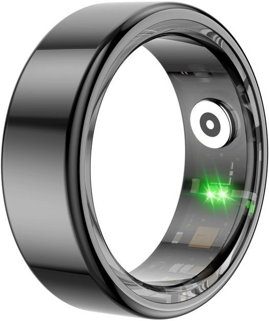 Смарт-кольцо Smart Ring SSR-03 Black размер 11, фитнес трекер, пульс, SpO2, сон, 5ATM, зарядный кейс - изображение 4