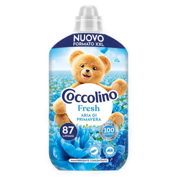 Кондиционер для белья Coccolino Fresh Aria di Primavera Концентрат 87 стирок 1827 мл 8720181859403 - Фото 1 Кондиционер для белья Coccolino Fresh Aria di Primavera Концентрат 87 стирок 1827 мл 8720181859403 - изображение 1