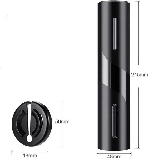 Набор для вина Psheko 2 в 1 штопор для бутылок с USB-зарядкой + нож для фольги (PH051682) - изображение 2