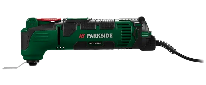 Многофункциональный инструмент реноватор 310 Вт с аксессуарами для дома Parkside LS-1538 - изображение 4