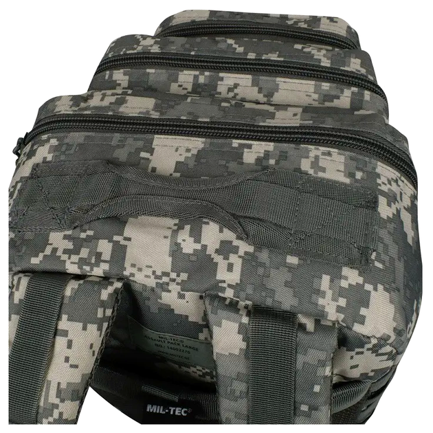 Туристический рюкзак 36 литров система Molle для походов серый Mil-Tec LS-1124 - изображение 9
