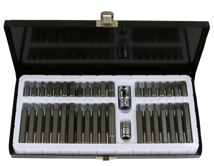 Биты для ключей 40шт IMBUS TORX SPLINE для механики и автосервиса Mar-pol LS-1651 - изображение 4
