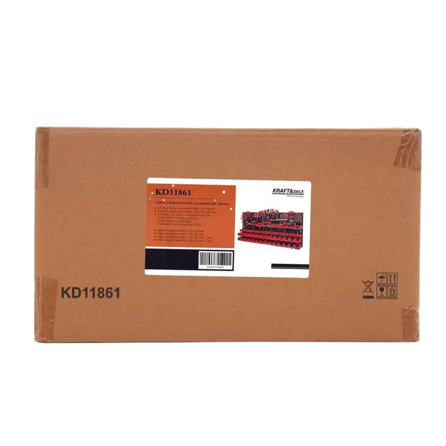 Панель для инструментов 170x78 см с контейнерами для мастерской Kraft&Dele LS-2283 - зображення 7
