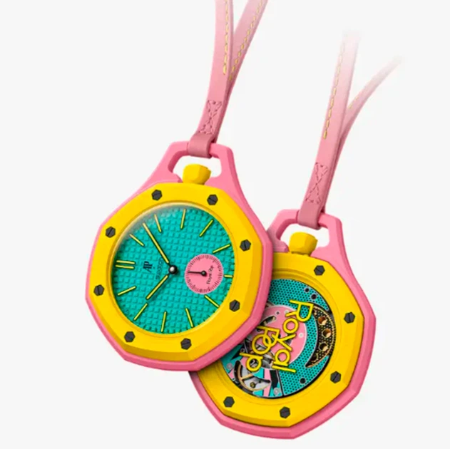 Кишеньковий годинник Swatch Royal Pop, 1:1 колір Otg Roz - зображення 5