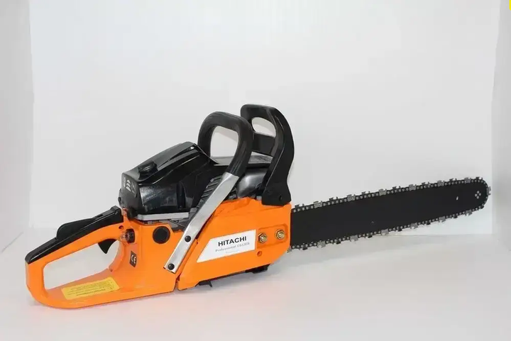 бензопила HITACHI 3,2 кВт Пила ручная бензиновая для обрезки деревьев и веток - Фото 8 бензопила HITACHI 3,2 кВт Пила ручная бензиновая для обрезки деревьев и веток - изображение 8