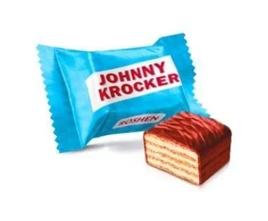 Цукерки Roshen Johnny Crocker coconut 1кг ( Джонні крокер кокос ) - Фото 1 Цукерки Roshen Johnny Crocker coconut 1кг ( Джонні крокер кокос ) - изображение 1