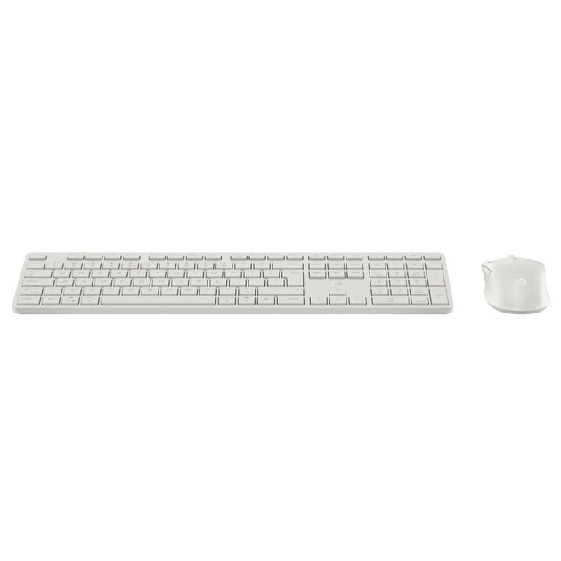 Комплект беспроводной HP 490C мышка и клавиатура Multi-Device Dual-Mode с подставкой, белый - изображение 2