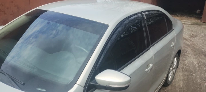 Ветровики (4 шт., Sunplex Sport) для Volkswagen Jetta 2011-2018 гг - изображение 2