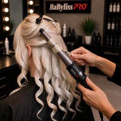 Плойка конічна BaByliss PRO 19-32 мм для волосся професійна з терморегулятором, титано-турмалінове покриття, для перукарів (9І ETTІ8ZZBAB) - зображення 4