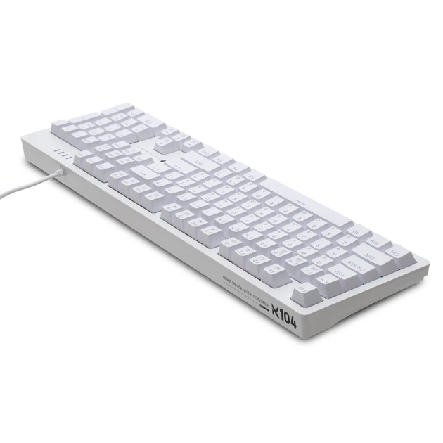 Клавиатура Thunderobot K104 Red Switch USB UA White (6932066308162) - изображение 6