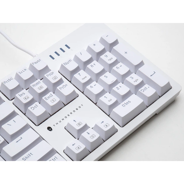 Клавиатура Thunderobot K104 Red Switch USB UA White (6932066308162) - изображение 4