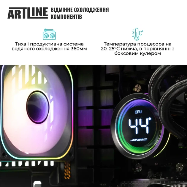 Комп`ютер ARTLINE Gaming Y60Black (Y60Black-WhiteV68) - изображение 6