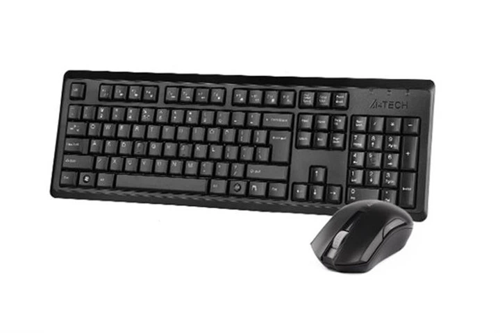 Комплект клавіатура та миша A4Tech 4200N USB-ресивер Black - зображення 3
