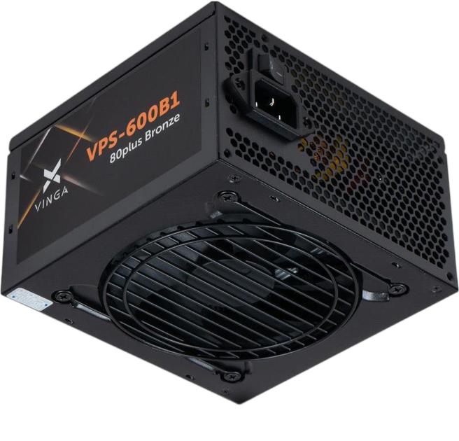 Блок живлення Vinga VPS B1 600W 80+ (VPS-600B1) - зображення 4