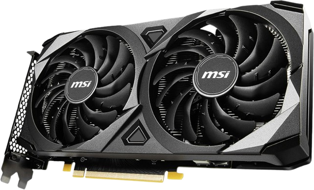 Відеокарта GeForce RTX 3060 12GB MSI Ventus 2X OC (RTX 3060 VENTUS 2X 12G OC) - Фото 2 Відеокарта GeForce RTX 3060 12GB MSI Ventus 2X OC (RTX 3060 VENTUS 2X 12G OC) - изображение 2