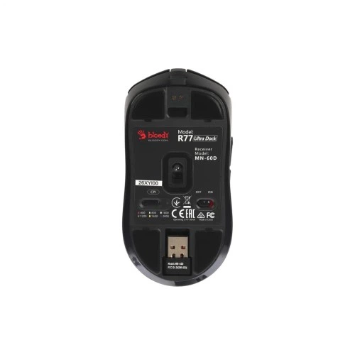 Мышка A4Tech Bloody R77 Ultra Wireless Dock Black (4711421003575) A4tech 4711421003575 1053293 - изображение 5