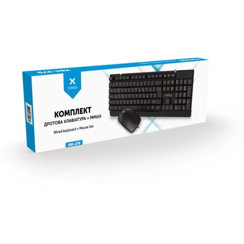 Комплект Vinga KBS-270 Black Vinga KBS-270 Black 1052984 - Фото 6 Комплект Vinga KBS-270 Black Vinga KBS-270 Black 1052984 - изображение 6