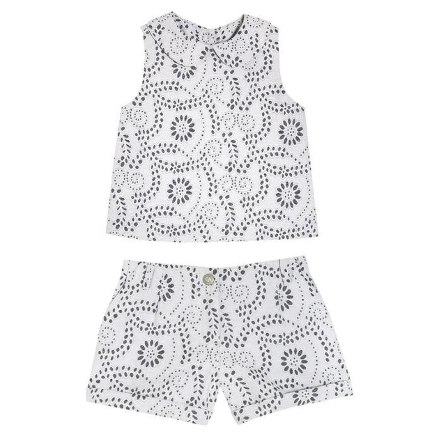 Комплект для девочки Chicco 090.66448.033 98 см Серый - Фото 1 Комплект для девочки Chicco 090.66448.033 98 см Серый - изображение 1