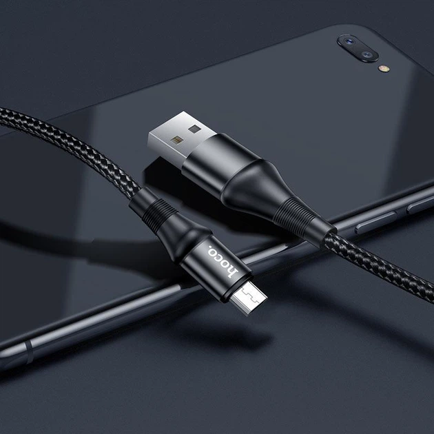 Кабель для зарядки и передачи данных USB Type-A - USB Type-C 1 м HOCO X59 3A Белый - Фото 3 Кабель для зарядки и передачи данных USB Type-A - USB Type-C 1 м HOCO X59 3A Белый - изображение 3