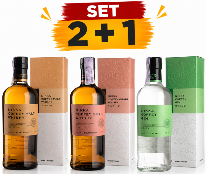 Виски Nikka Coffey Malt 0.7 л 45% + Виски Nikka Coffey Grain 0.7 л 45% + Джин Nikka Coffey Gin 0.7 л 47% (1021244264248) - Фото 2 Виски Nikka Coffey Malt 0.7 л 45% + Виски Nikka Coffey Grain 0.7 л 45% + Джин Nikka Coffey Gin 0.7 л 47% (1021244264248) - изображение 2