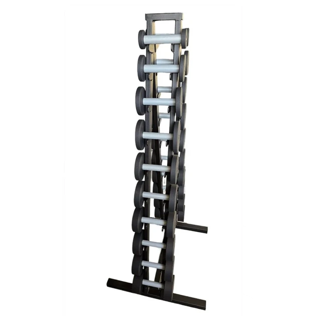 Гантельный ряд Profi NE-PS-222-022 1-10 кг металл черный с ручками из нержавеющей стали - Фото 2 Гантельный ряд Profi NE-PS-222-022 1-10 кг металл черный с ручками из нержавеющей стали - изображение 2