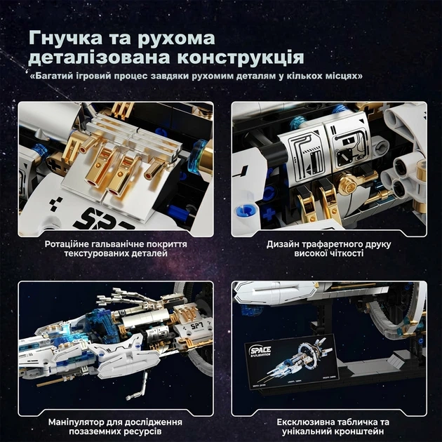 Конструктор Dayishou Космічний корабель на радіокеруванні - зображення 6