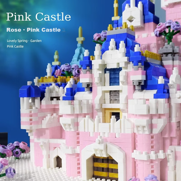 Конструктор Miaoyan Dream Rose Castle Замок принцессы Диснея - изображение 5