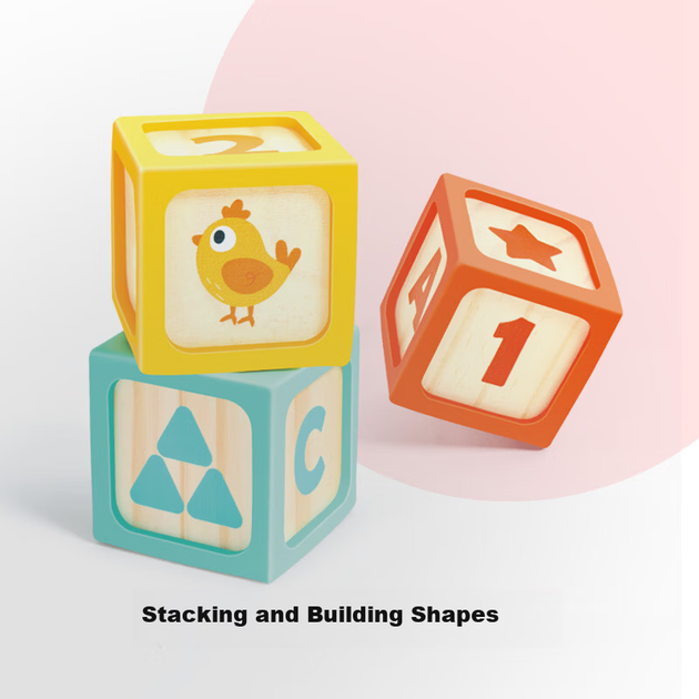 Конструктор Hape Love Grip-n-Stack 3 деталі (E7556) - Фото 3 Конструктор Hape Love Grip-n-Stack 3 деталі (E7556) - зображення 3