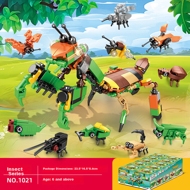 Конструктор Miaoyan Blind Box 10-в-1 Важкий танк 50 варіантів сумісний з LEGO - зображення 5