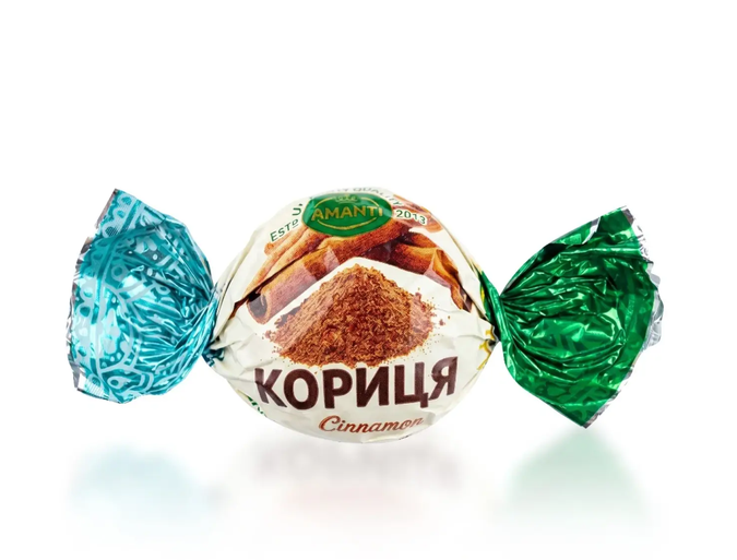 Цукерки Amanti Кориця 1 кг вагові шоколадні з корицею солодощі до чаю кави подарункових наборів - зображення 5