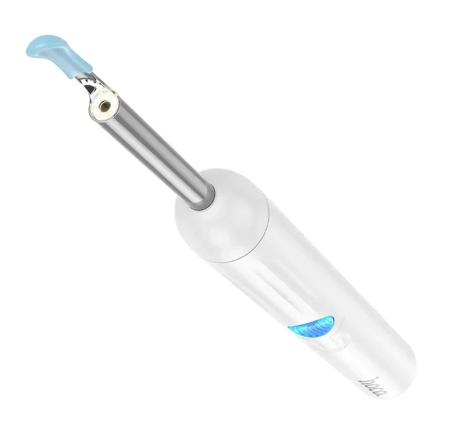 Умная ушная палочка Hoco HP65 с камерой и Wi-Fi 130mAh Белый - изображение 5