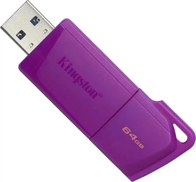 Флеш-накопичувач Kingston USB 3.2 DT Exodia M 64GB Neon Purple - изображение 2