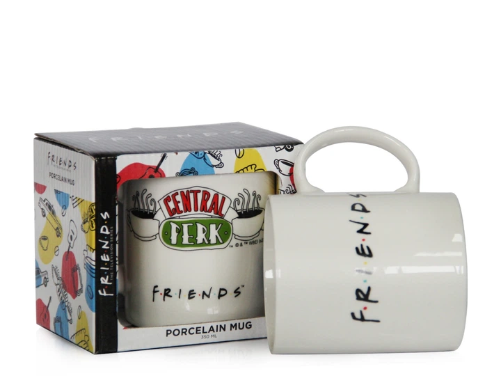 Чашка фарфоровая Warner Bros Цилиндр Friends Central Perk 350 мл (76001609) - изображение 6