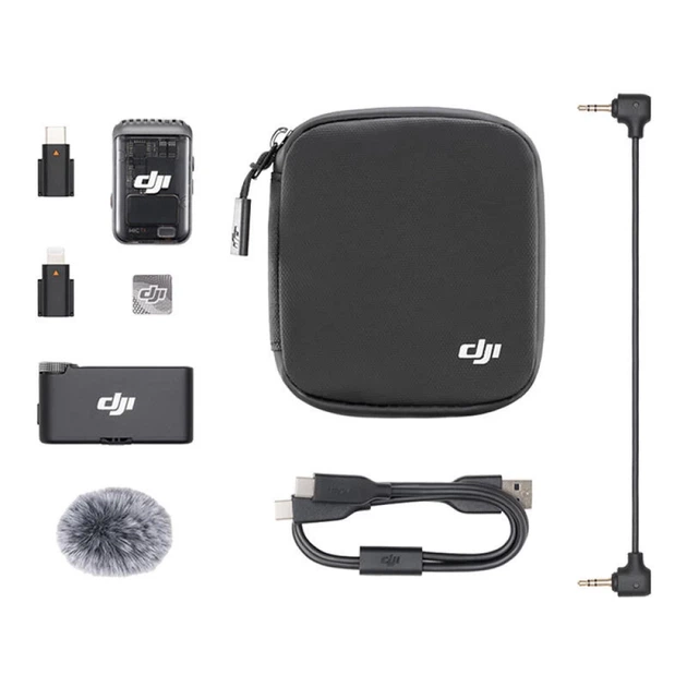 Система микрофонов беспроводная DJI Mic 2 Basic 1TX+1RX (CP.RN.00000326.01) - Фото 1 Система микрофонов беспроводная DJI Mic 2 Basic 1TX+1RX (CP.RN.00000326.01) - изображение 1