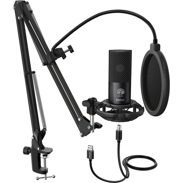 Микрофон студийный Fifine T669 Black - изображение 3