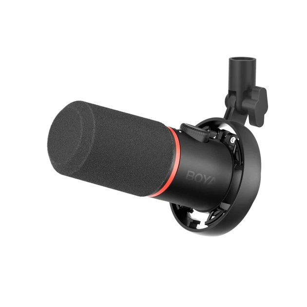 Микрофон динамический геймерский BOYA CastMic S60 проводной USB XLR Black - изображение 2