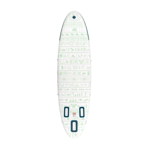 Доска для плавания SUP FunWater Tiki SUPFW05D 3.2м Green (0810098388023) - изображение 3