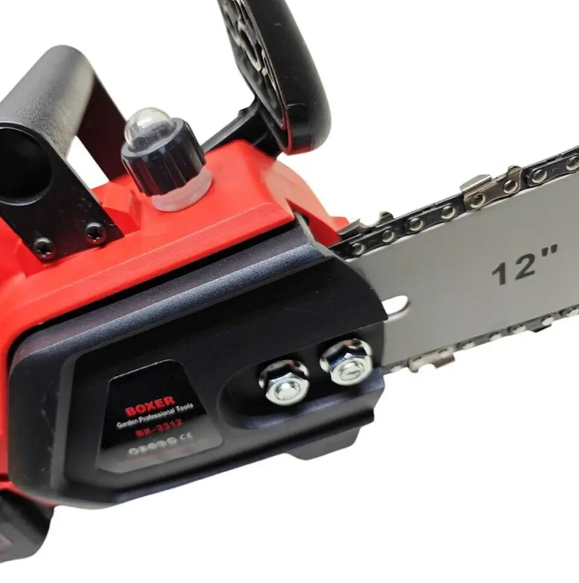 Акумуляторна ланцюгова пила BOXER BX-3312 30 см, 2 АКБ 24V/6Ah, 4100 об/хв, кейс - зображення 6