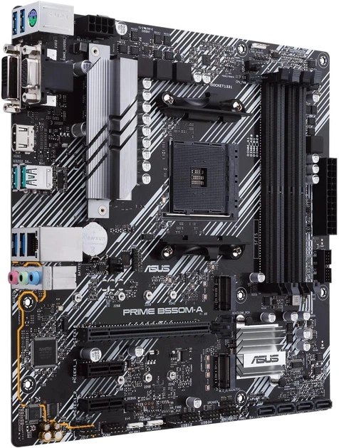 Материнская плата ASUS PRIME B550M-A (sAM4, AMD B550, Micro ATX) (102216023) - изображение 3