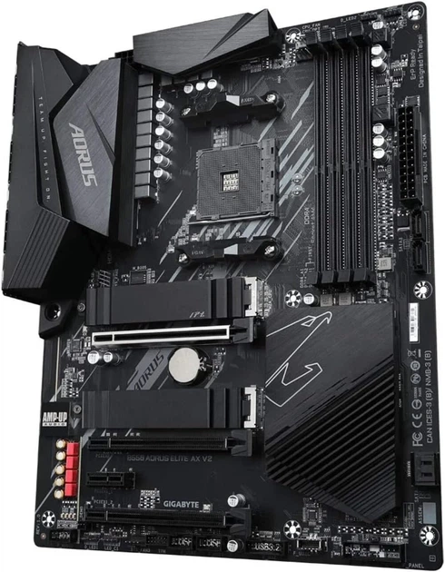 Материнская плата Gigabyte B550 Aorus Elite AX V2 - Фото 4 Материнская плата Gigabyte B550 Aorus Elite AX V2 - изображение 4