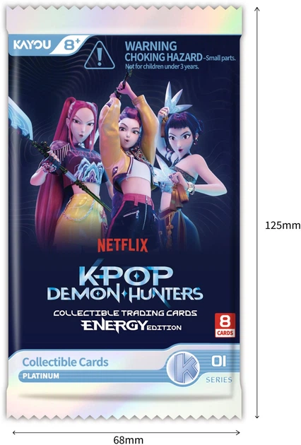Набір карток Kayou K-Pop Demon Hunters: Energy Edition - Platinum Booster Display 12 шт (6937187415645) - зображення 3