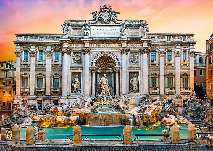 Puzzle Trefl Fontanna di Trevi Rzym 500 elementów (5900511372922) - obraz 2