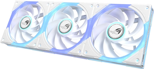 Вентилятор ASUS ROG Eurux GR120 ARGB Reverse Fan White Edition - Triple Pack (90DA00K3-B09020) - изображение 5